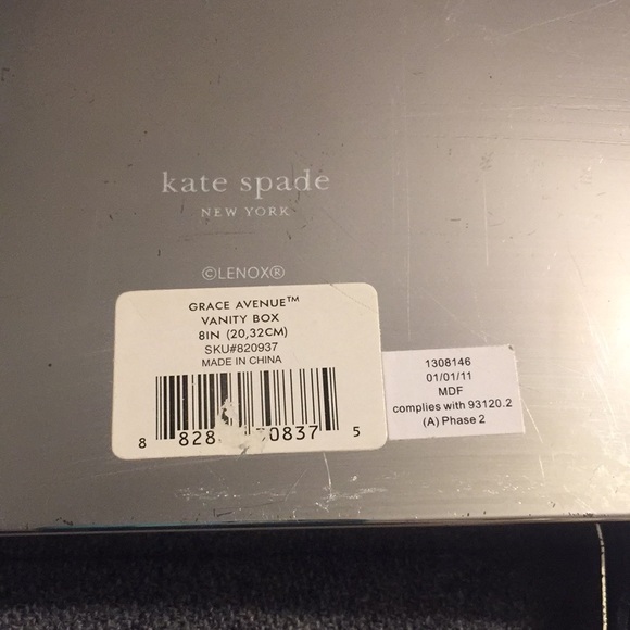 Kate Spade New York 8” Lenox vanity box - Picture 7 of 10